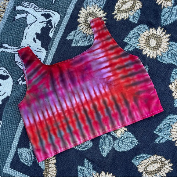 Handmade tie dye Dollie top - Picture 4 of 10